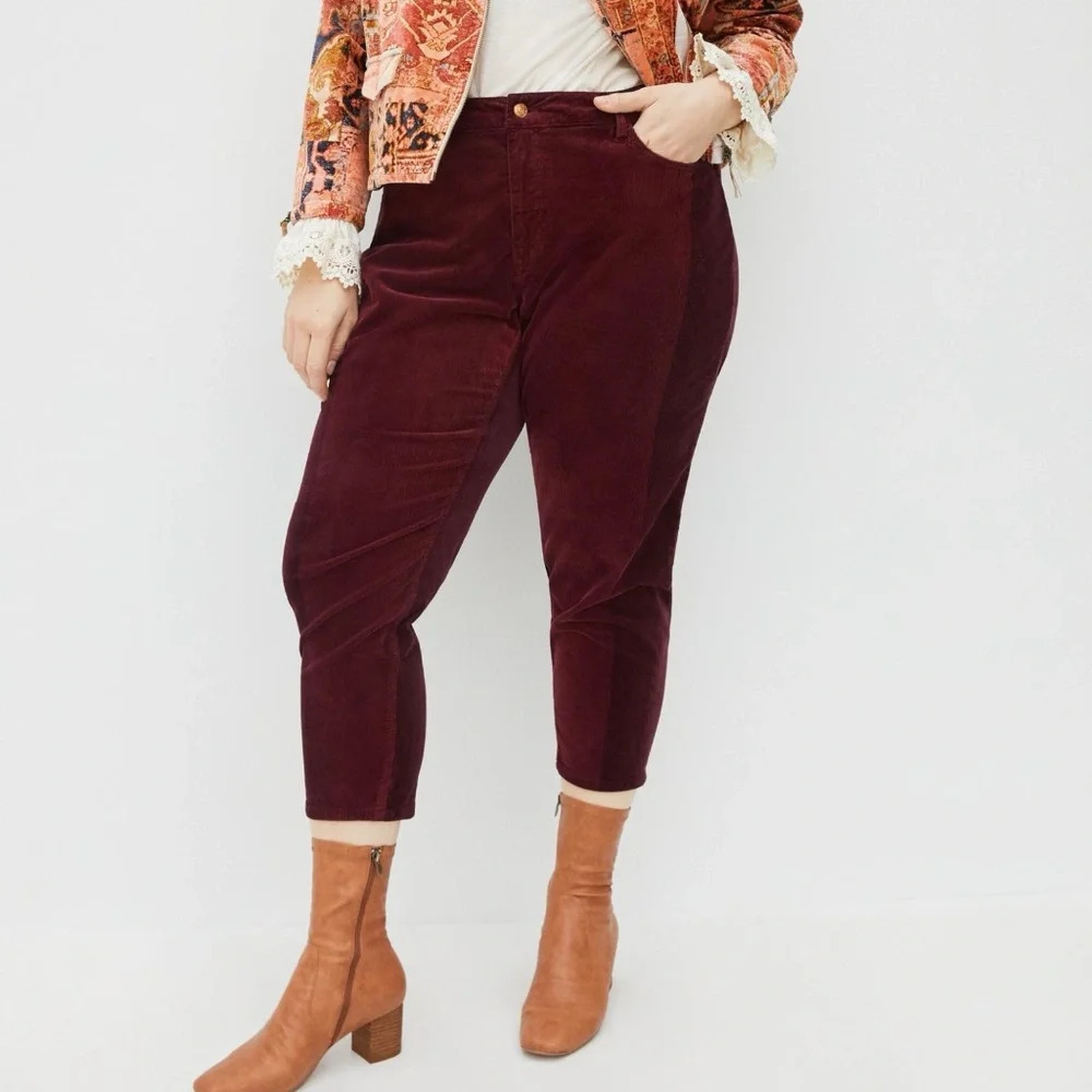 NWT Anthropologie Pilcro High-Rise Skinny Corduroy Jeans Pants 22w